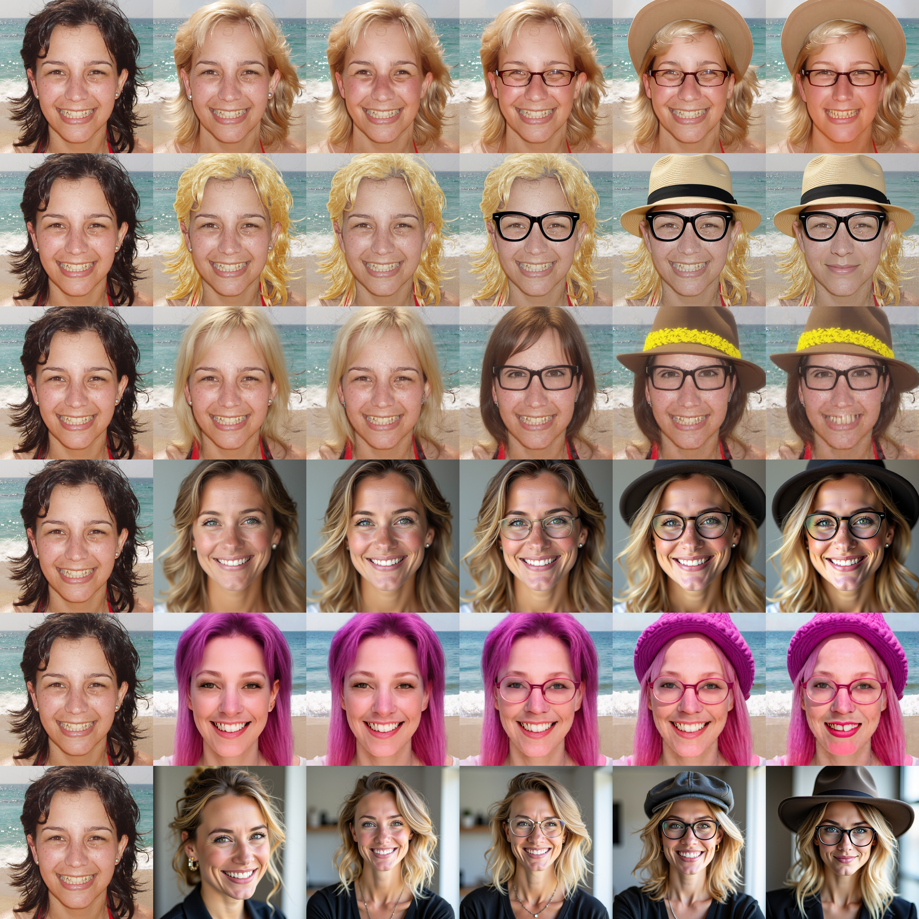 Qualitative comparison of sequential editing